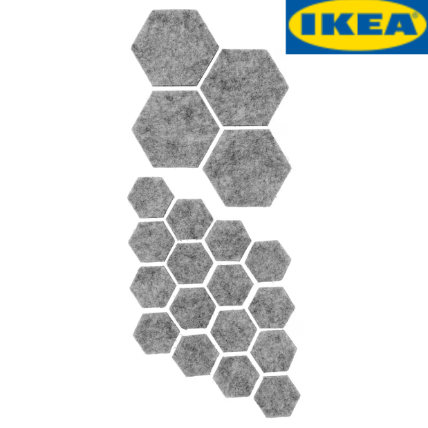 20-Pack Ikea Stick-On Furniture Feet Leg Tip Felt Pads: Floor Protectors for Long-Lasting Beauty Keep your floors looking pristine with the Orsen Stick-On Furniture Feet Leg Tip Felt Pads. Designed for optimal fit and mindful of the environment